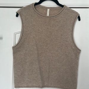 Babaton (Aritzia) cashmere sleeveless top/vest.